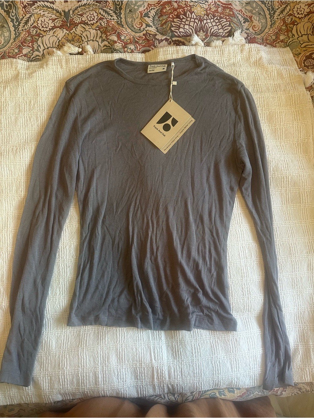 Women's Long Sleeve Lightweight thermal Tee - Gray